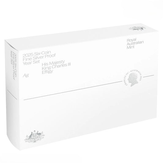 2025 Six-Coin Fine Silver Proof Year Set - HM King Charles III