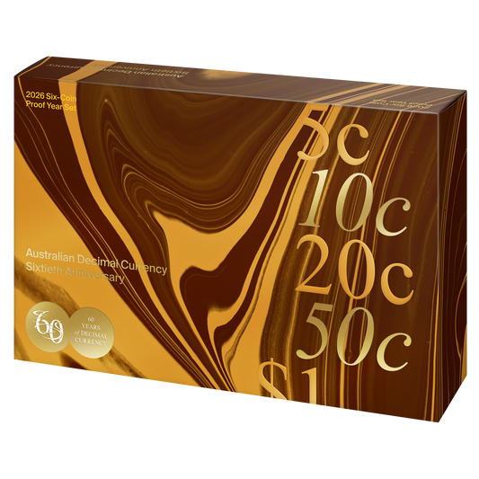 60th Anniversary of Decimal Currency - Proof Six-Coin Year Set