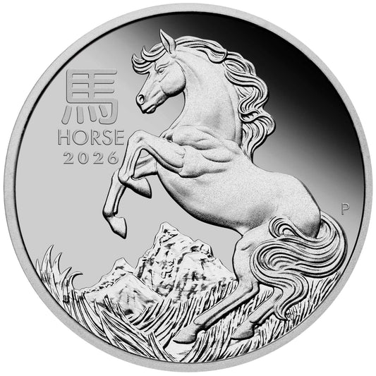 Australian Lunar Series III 2026 Year of the Horse 1oz Platinum Proof Coin